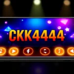 Screenshot of ck4444 com app featuring vibrant casino games, secure login, and user-friendly navigation for online betting.