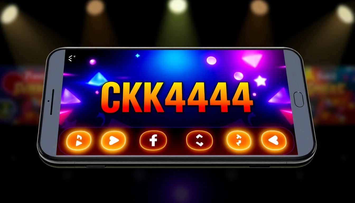 Screenshot of ck4444 com app featuring vibrant casino games, secure login, and user-friendly navigation for online betting.