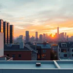 Rental Property Investment opportunities in thriving UK urban markets with modern buildings and